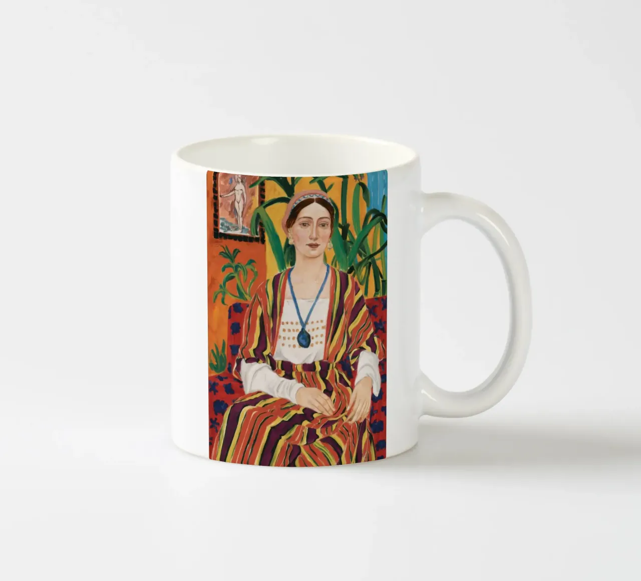 Musa opulenta e bohémien tazza in ceramica da Mythy Brush