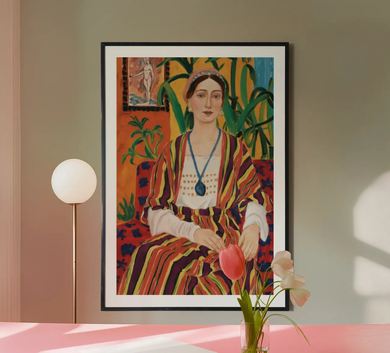 Musa opulenta e bohémien poster da Mythy Brush