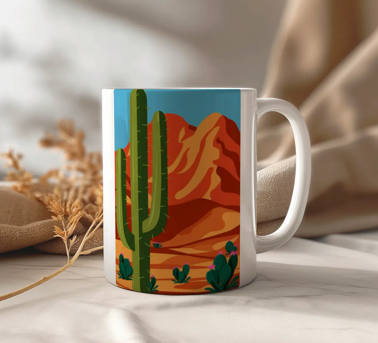 Saguaro Sentinel Vista tazza in ceramica da Giant Foxs