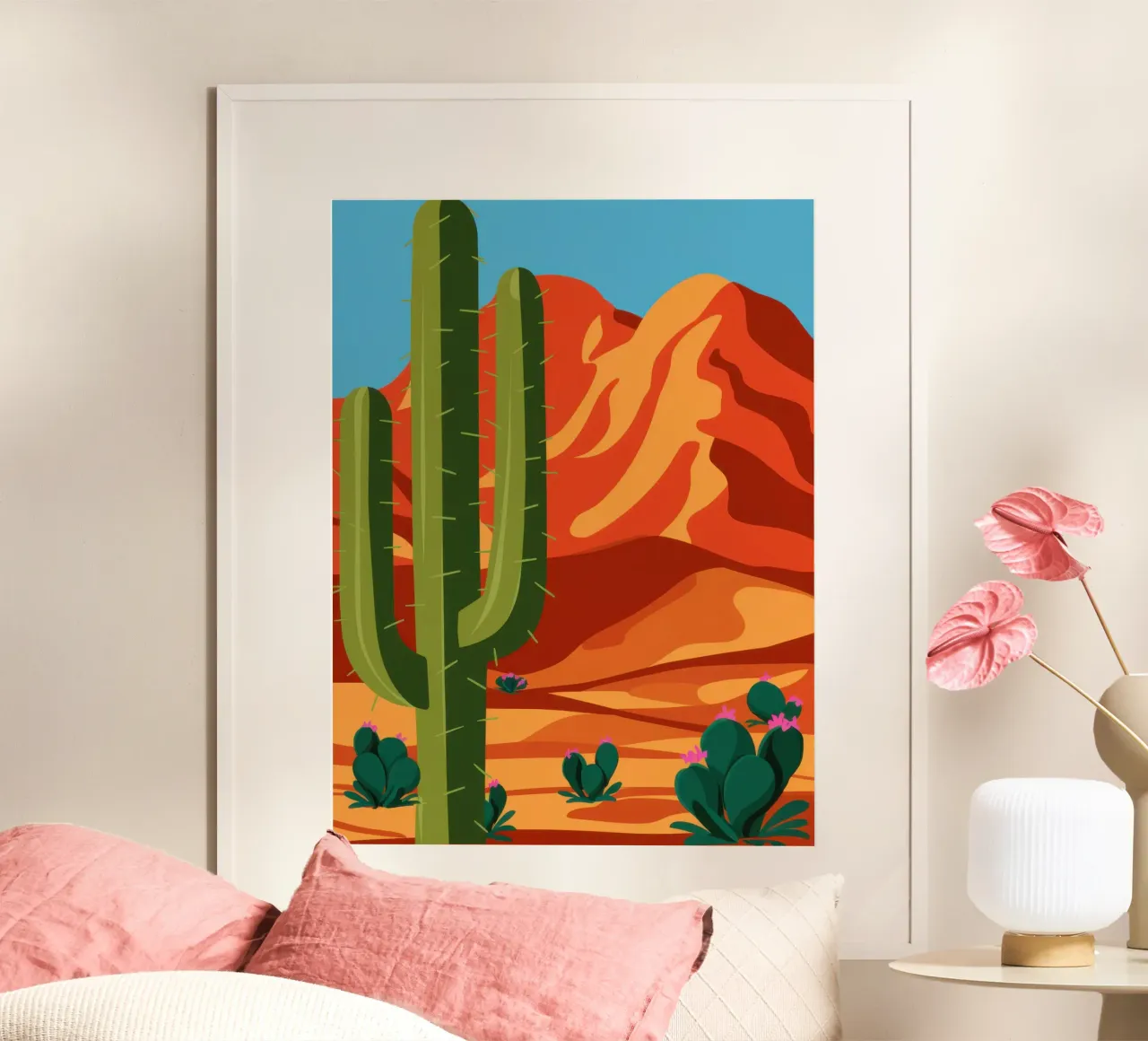 Saguaro Sentinel Vista carta hahnemühle da Giant Foxs