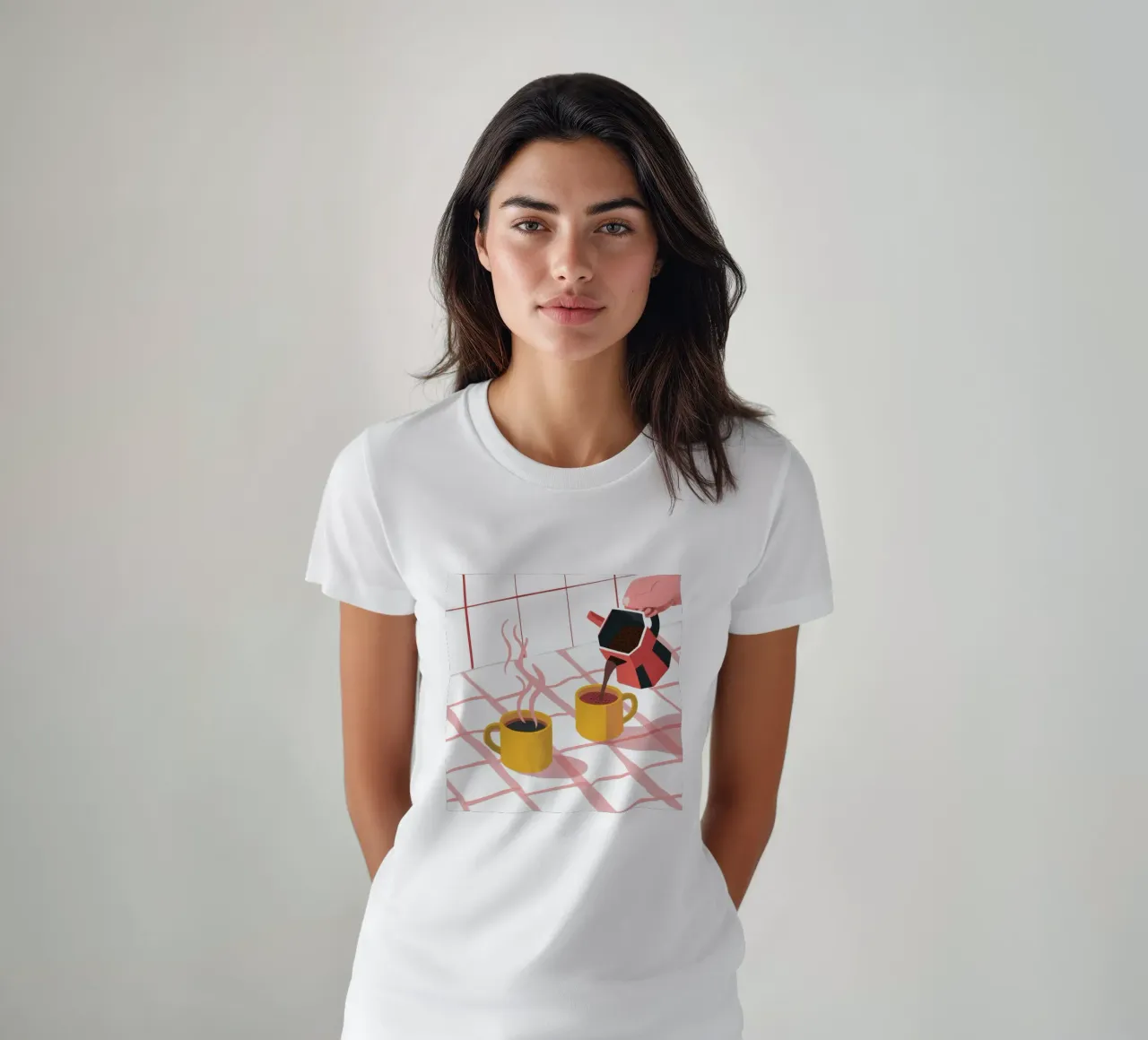 Caffè condiviso Sunbeam t-shirt da Dream Gesso