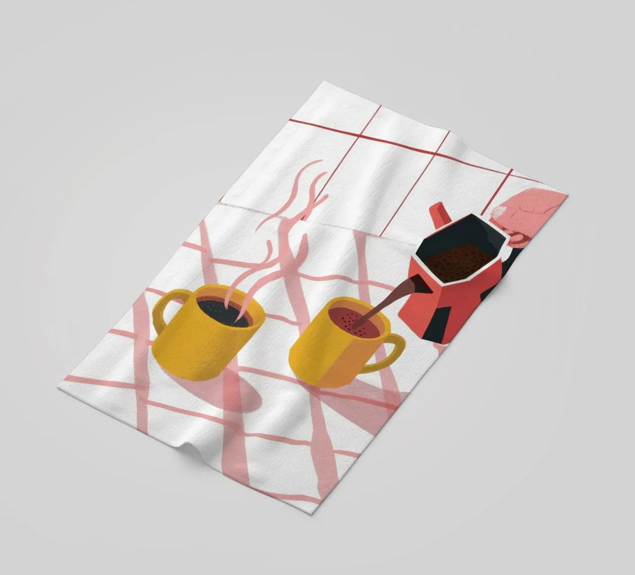Caffè condiviso Sunbeam telo mare da Dream Gesso