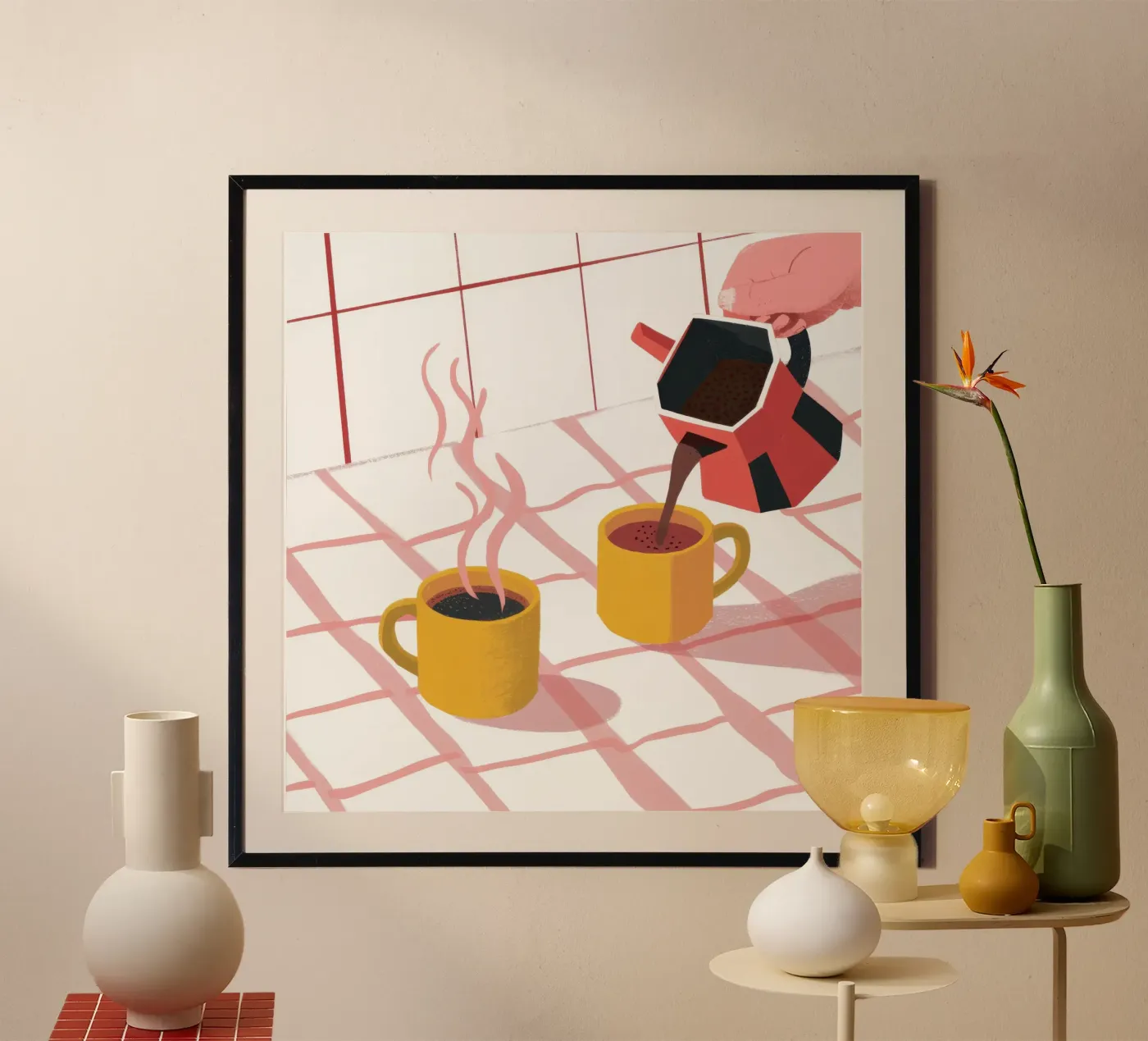 Sunbeam Shared Coffee poster by Dream Gesso