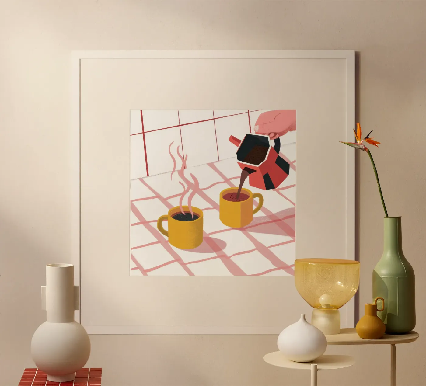 Sunbeam Shared Coffee poster by Dream Gesso