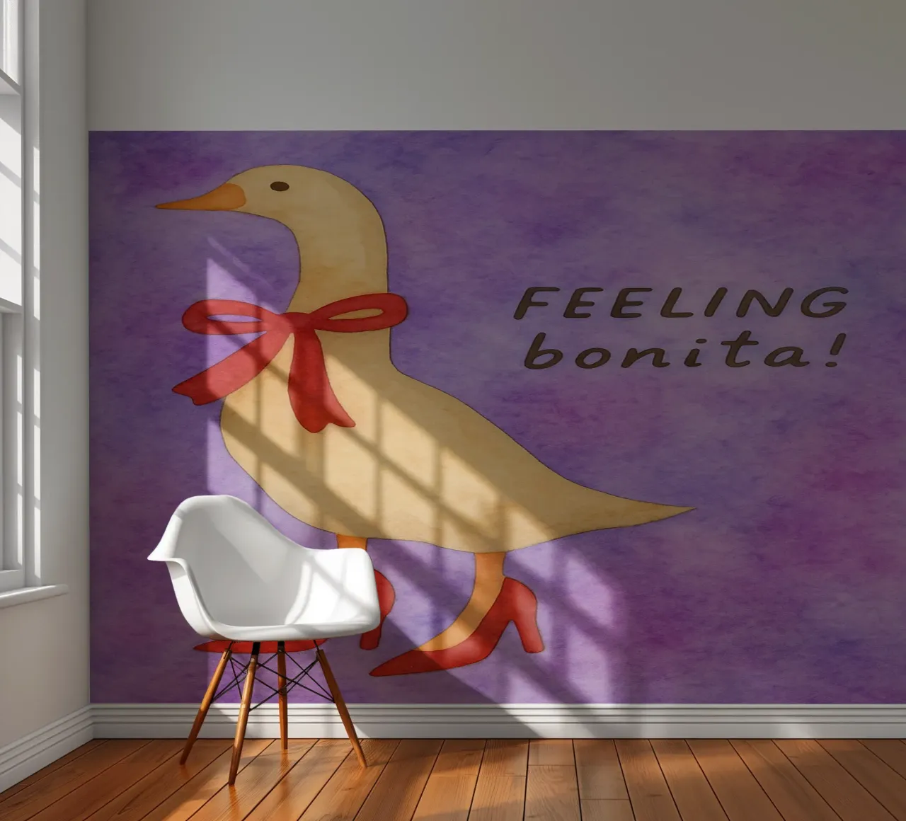 Funny duck feeling bonita photo wallpaper by Mirage