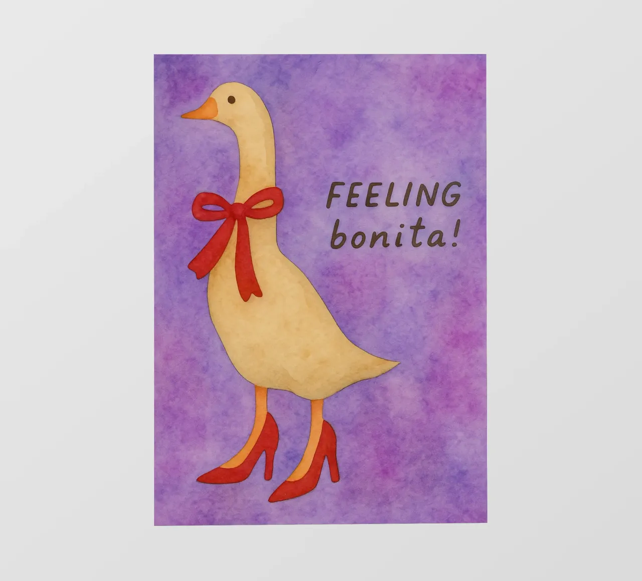 Funny duck feeling bonita photo wallpaper by Mirage