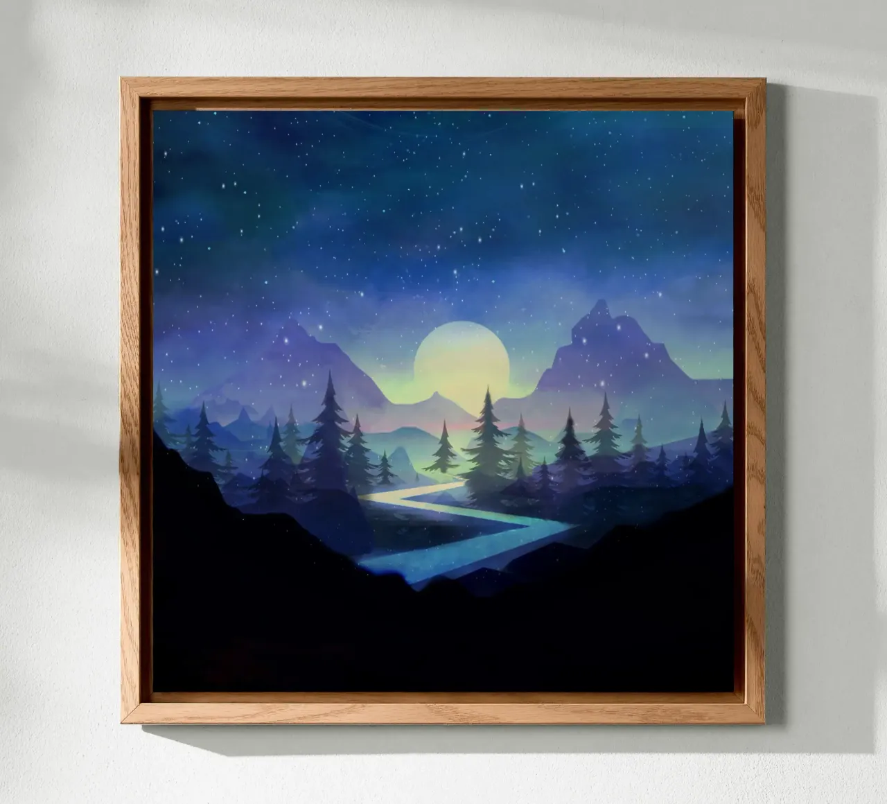 Touching the Stars alluminio dibond da Nadjaa