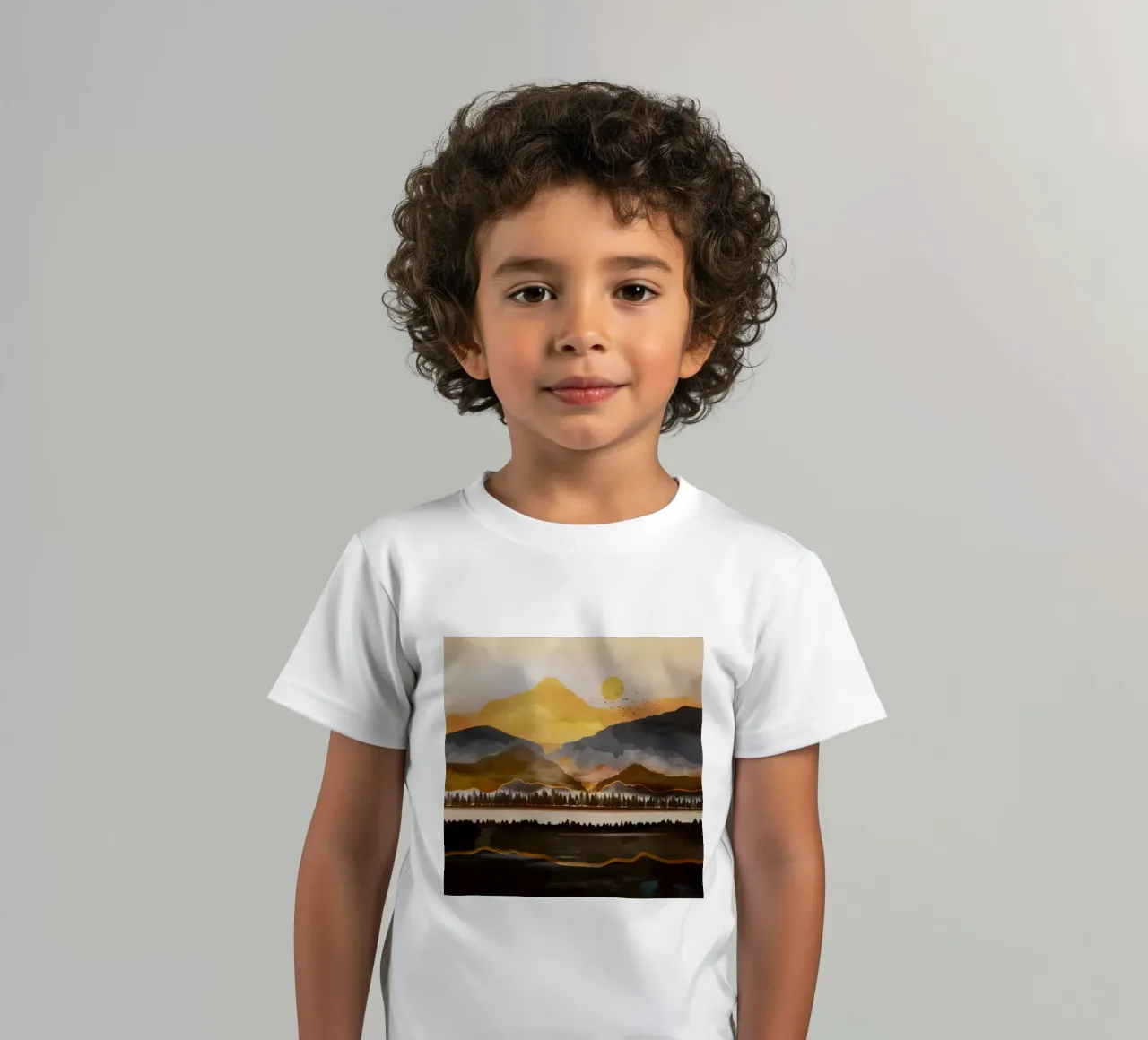 Pure Wilderness at Dusk kids t-shirt by Nadjaa