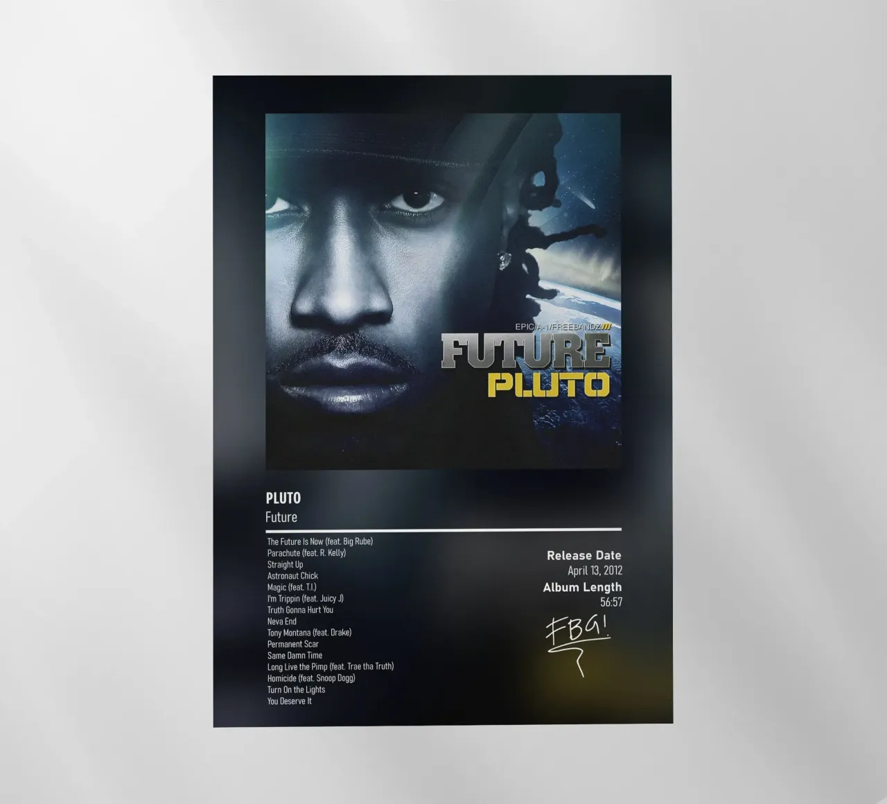 Pluto (2012) by Future pellicola backlit da DGUnder