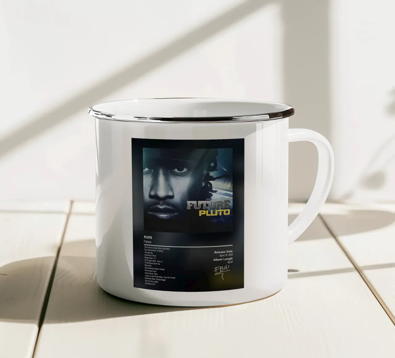 Pluto (2012) by Future tazza in smalto da DGUnder