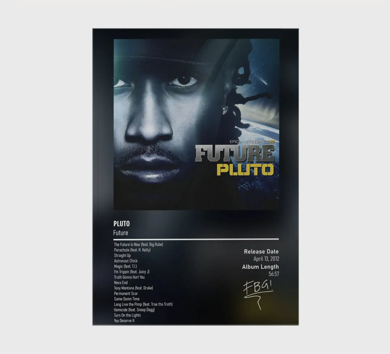 Pluto (2012) by Future notebook by DGUnder