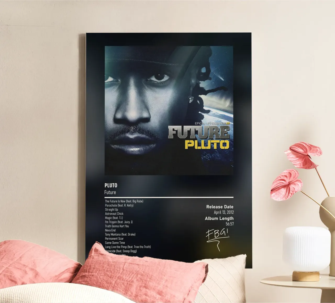 Pluto (2012) by Future canvas by DGUnder