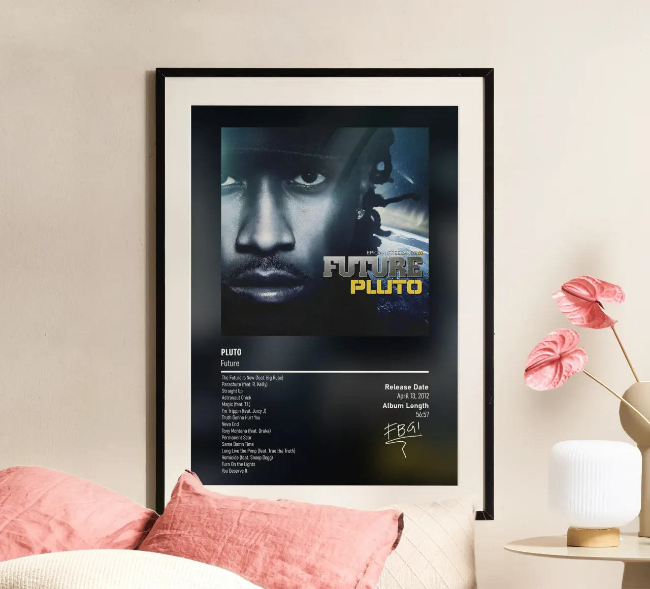 Pluto (2012) by Future carta hahnemühle da DGUnder