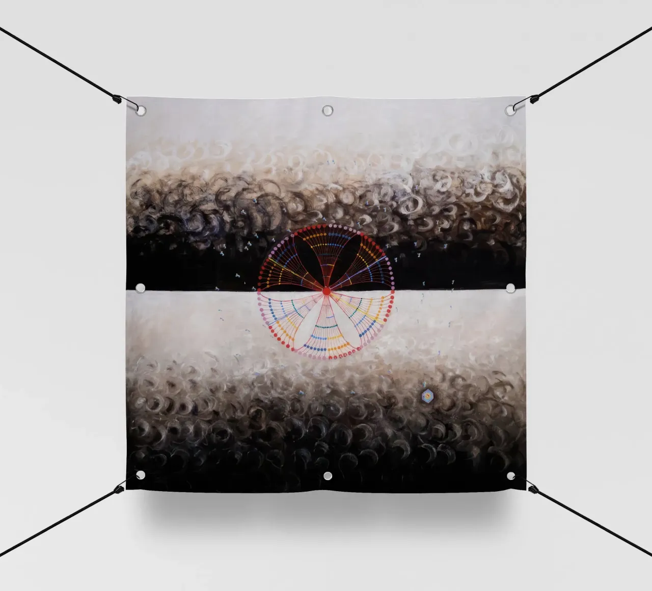 Il cigno n. 10 di Hilma Af Klint telo in pvc da jay romero