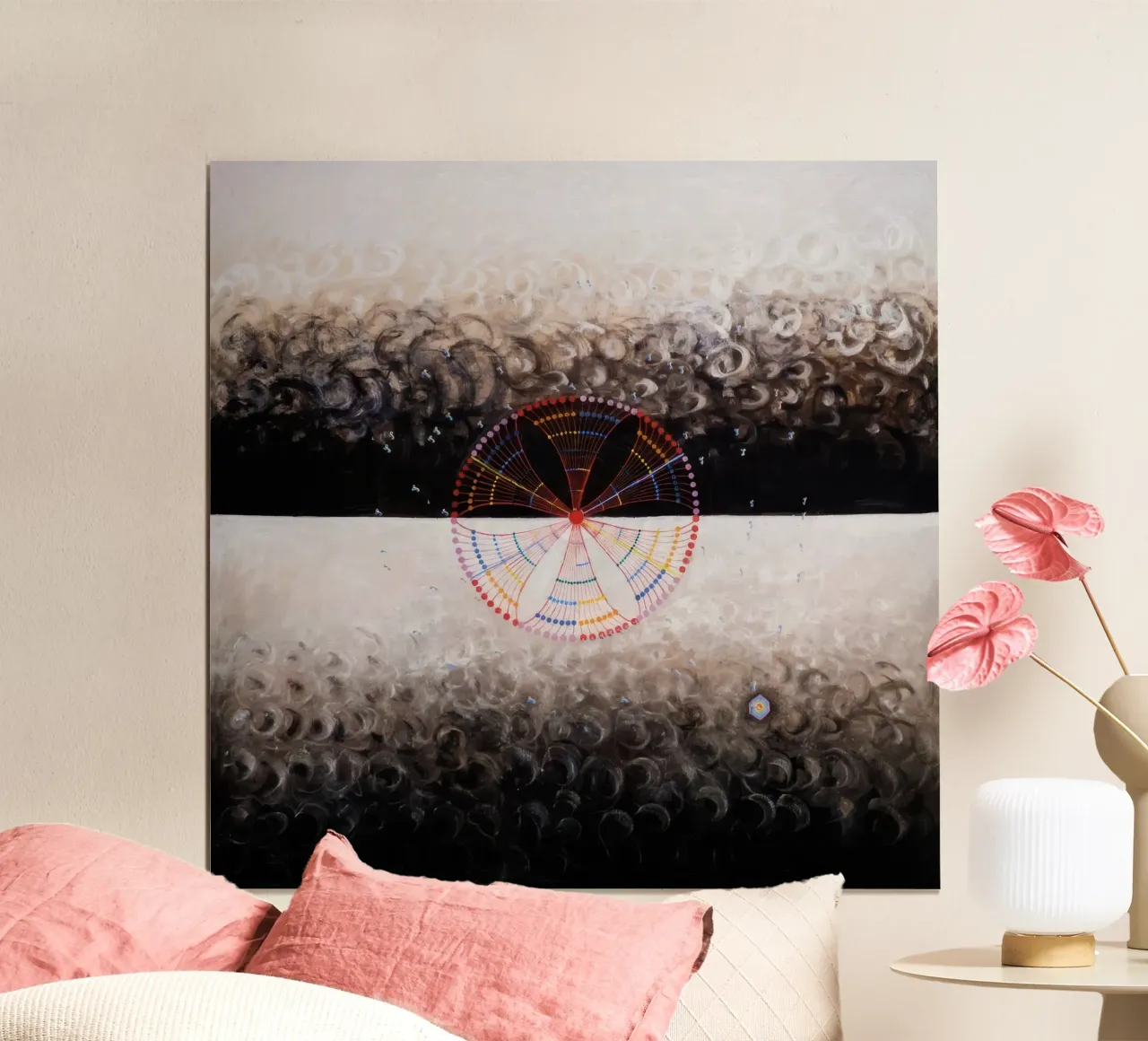 Il cigno n. 10 di Hilma Af Klint carta hahnemühle da jay romero