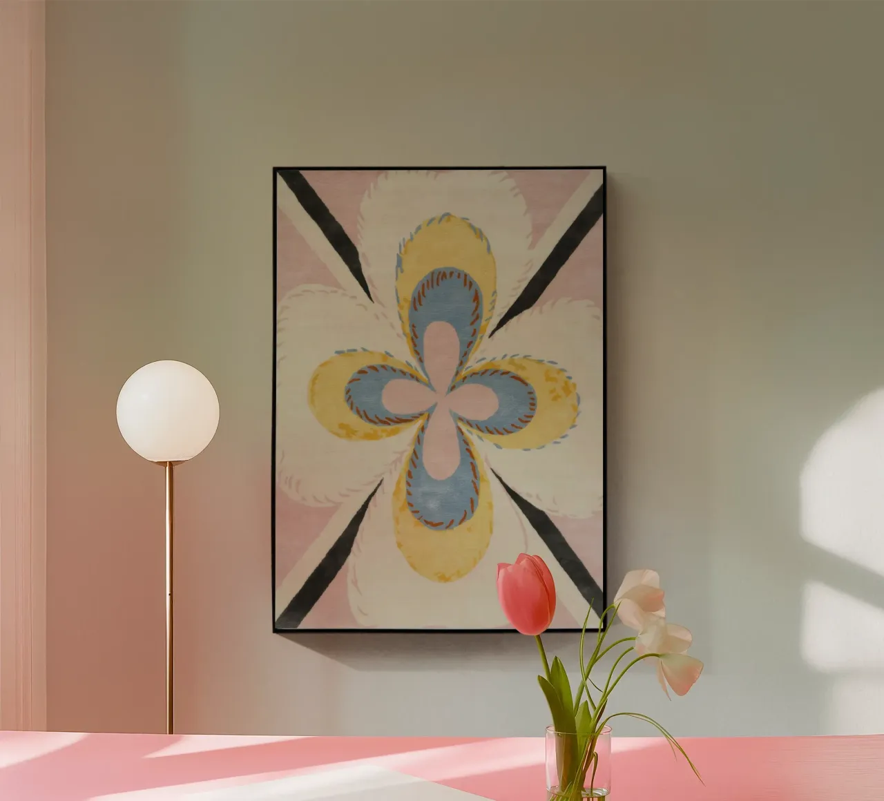 Mostra HILMA AF KLINT plexiglass da jay romero