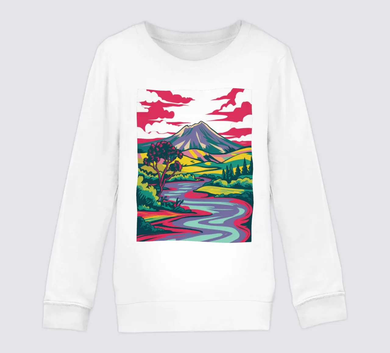 Fiume Nuvola Cremisi felpa bambino da Dream Gesso