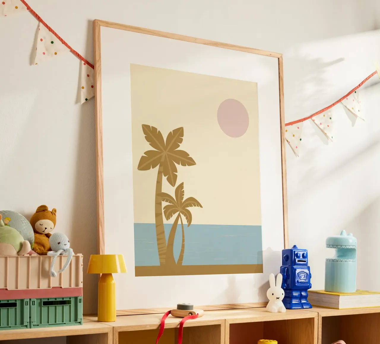 Minimalist Palm Silhouette hahnemühle by Reds Jays