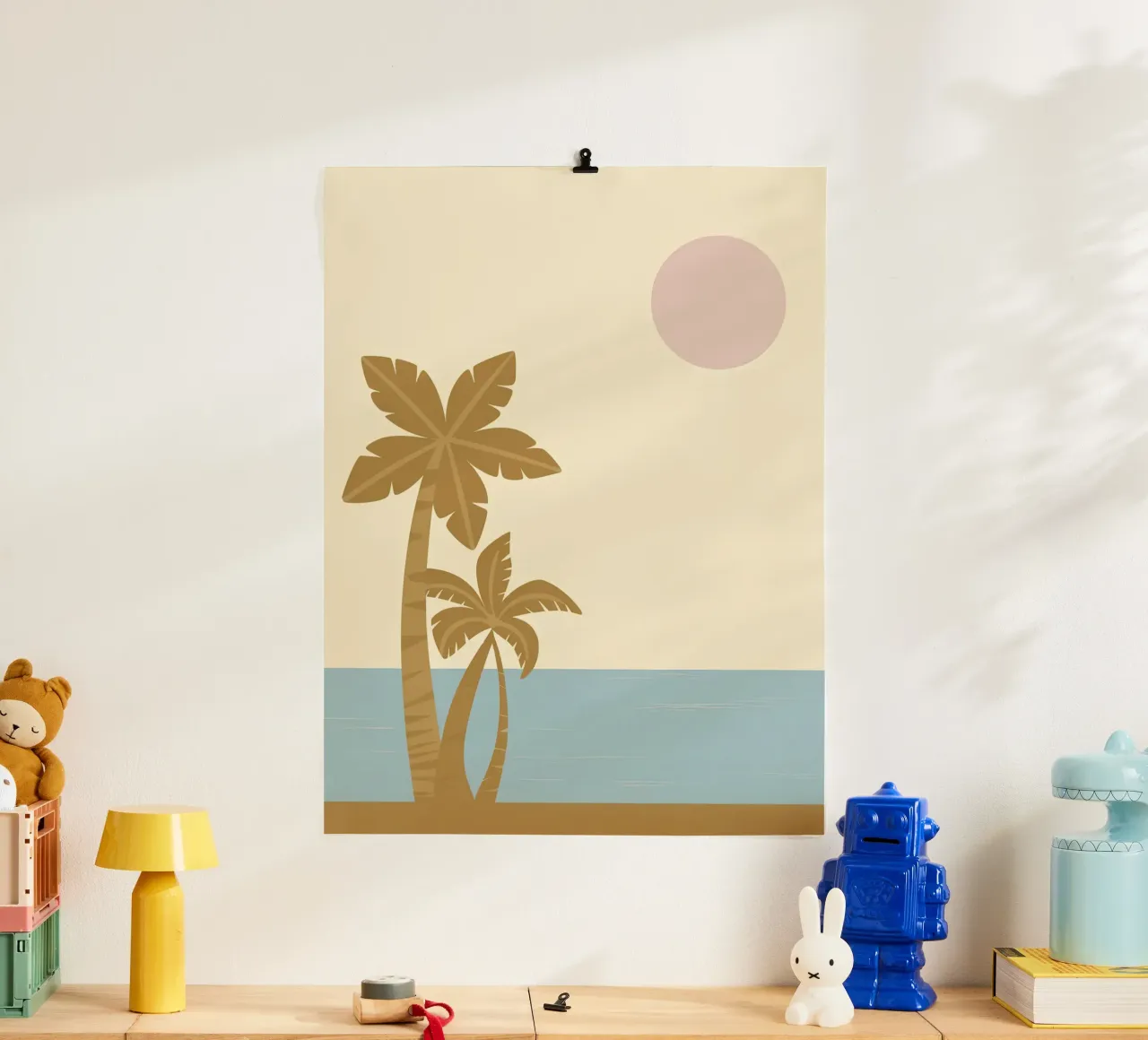 Minimalist Palm Silhouette hahnemühle by Reds Jays