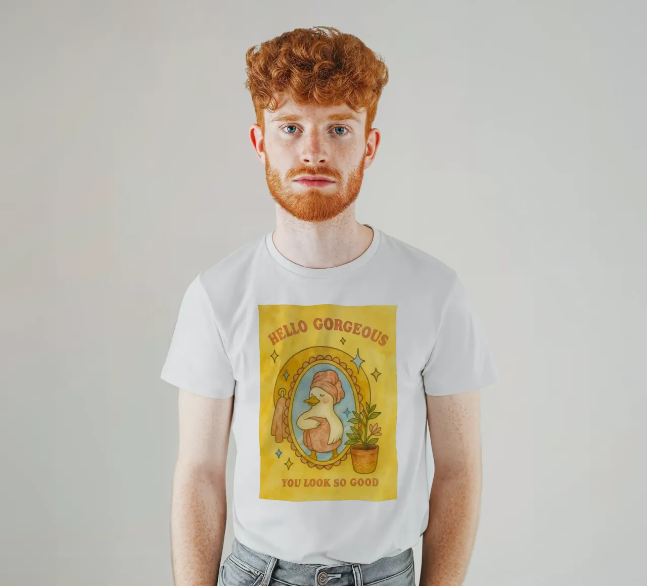 Funny Duck ciao splendida t-shirt da Mirage