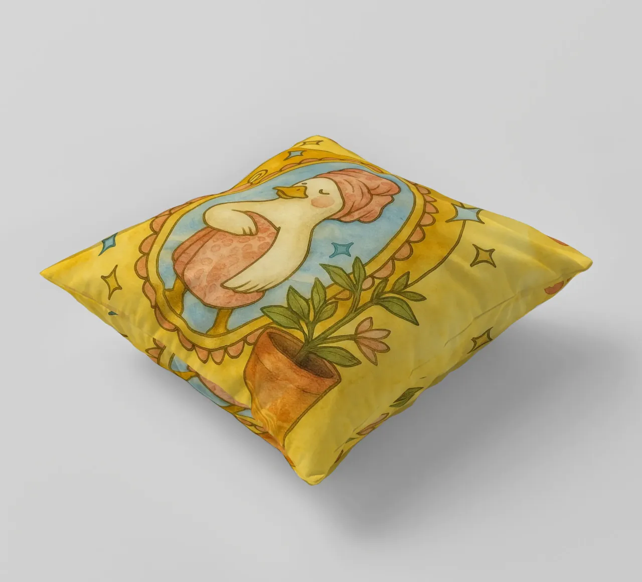 Funny Duck ciao splendida cuscino da Mirage