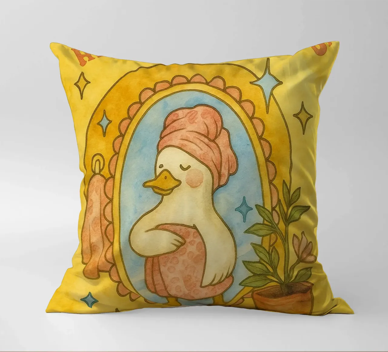 Funny Duck ciao splendida cuscino da Mirage