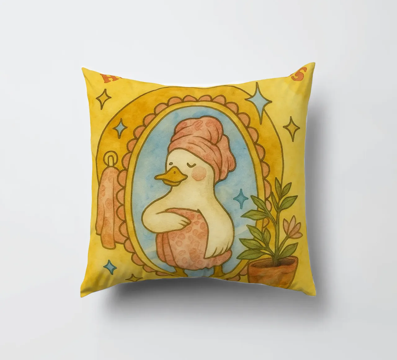 Funny Duck ciao splendida cuscino da Mirage