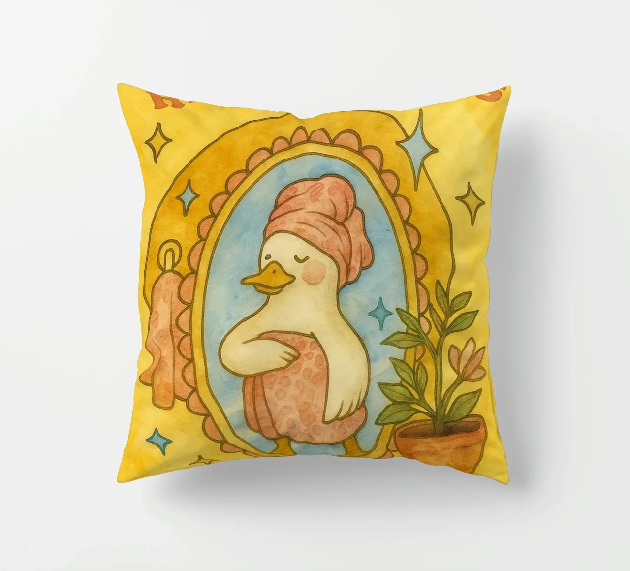 Funny Duck ciao splendida cuscino da Mirage