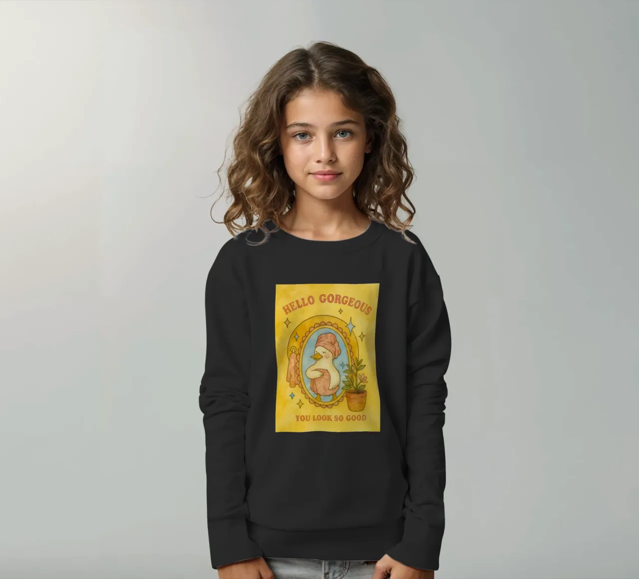 Funny Duck ciao splendida felpa bambino da Mirage