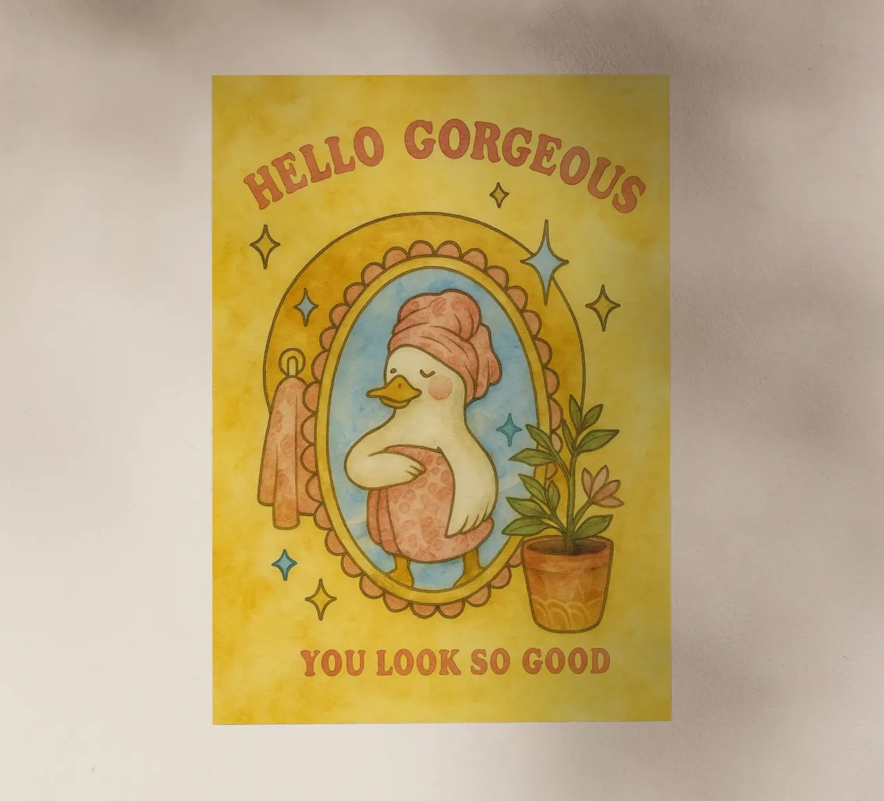 Funny Duck ciao splendida pellicola backlit da Mirage