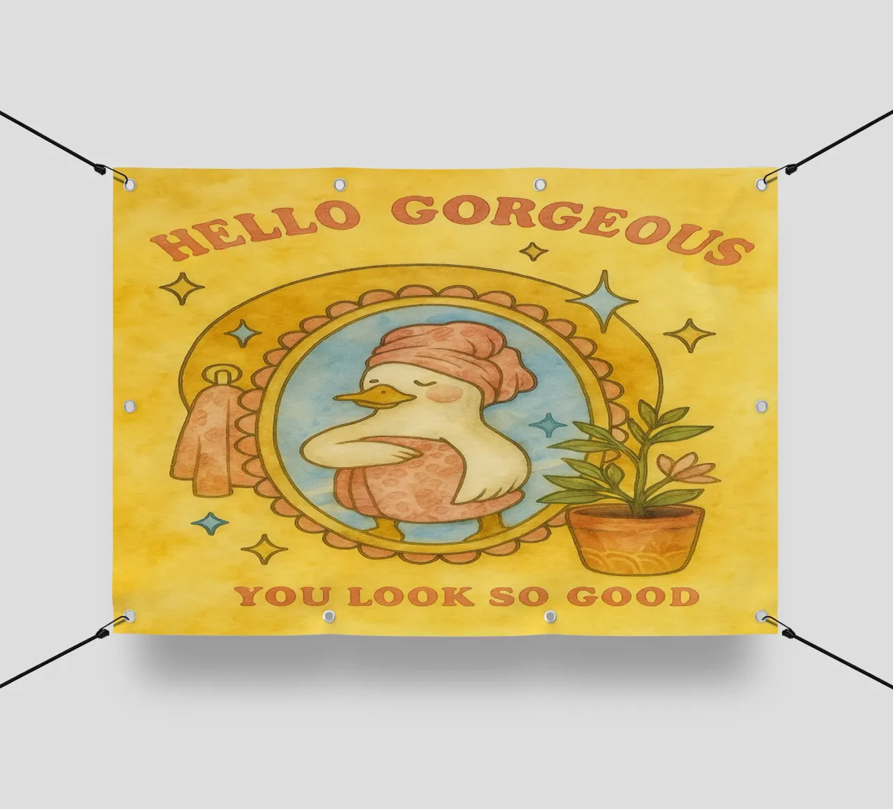 Funny Duck ciao splendida telo in pvc da Mirage