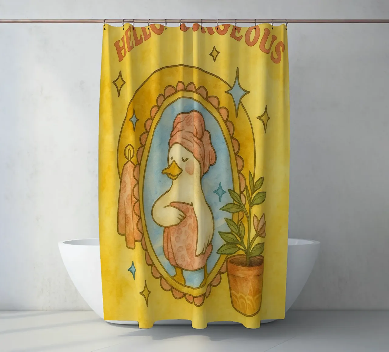 Funny Duck ciao splendida tenda da doccia da Mirage