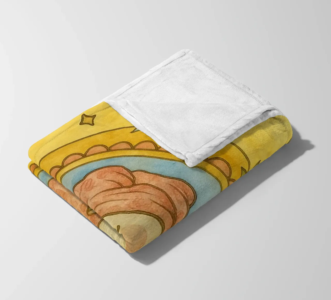 Funny Duck ciao splendida coperta in pile da Mirage