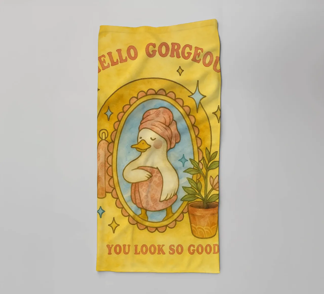 Funny Duck ciao splendida asciugamano da bagno da Mirage