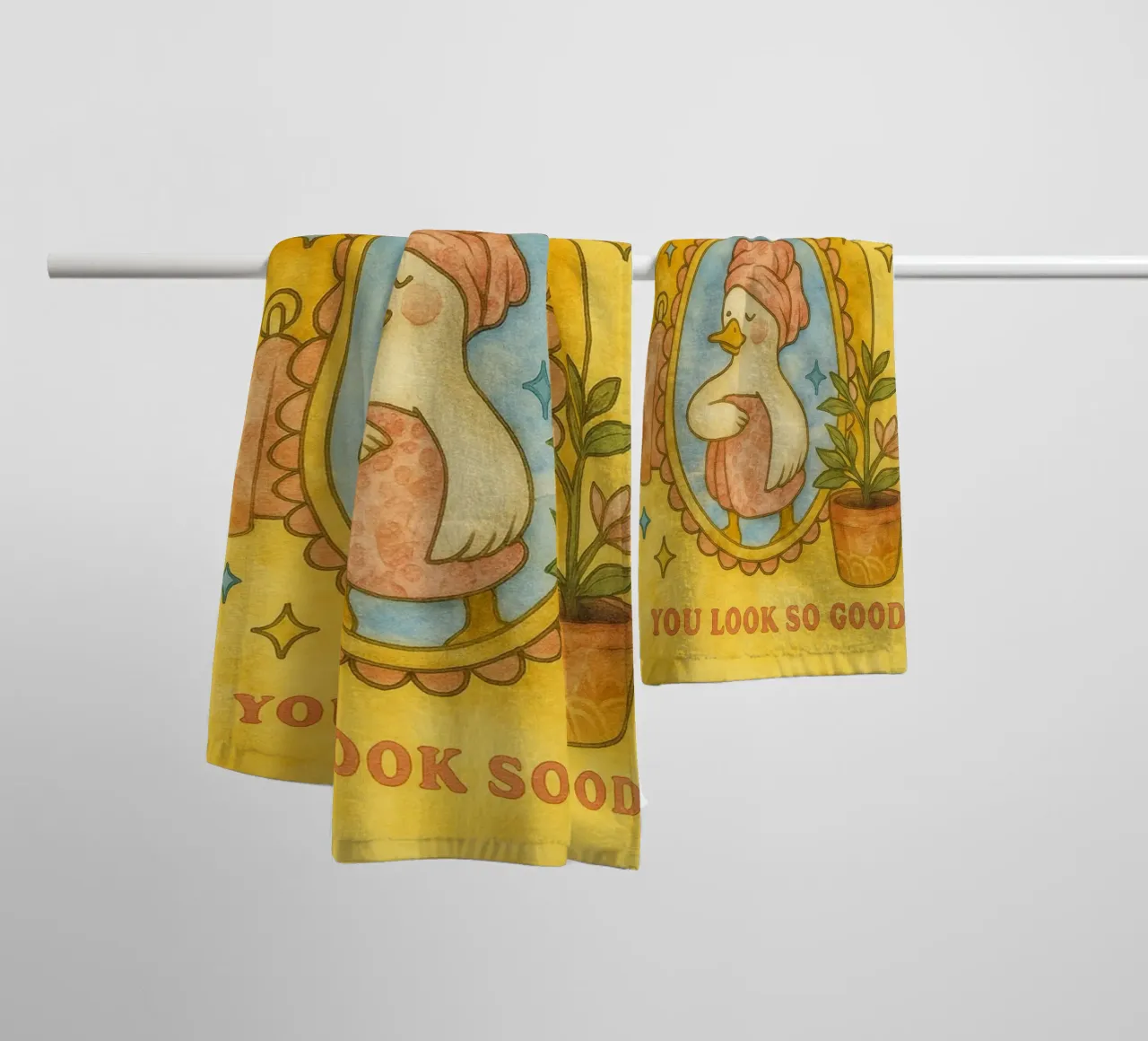 Funny Duck ciao splendida asciugamano da bagno da Mirage