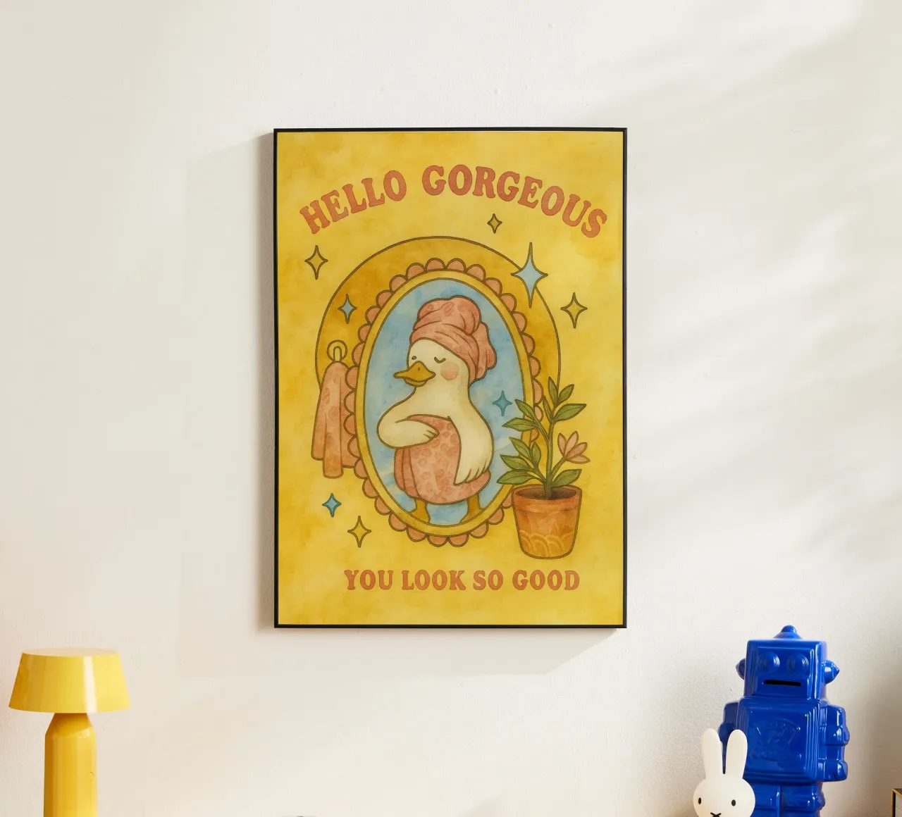 Funny Duck ciao splendida alluminio dibond da Mirage