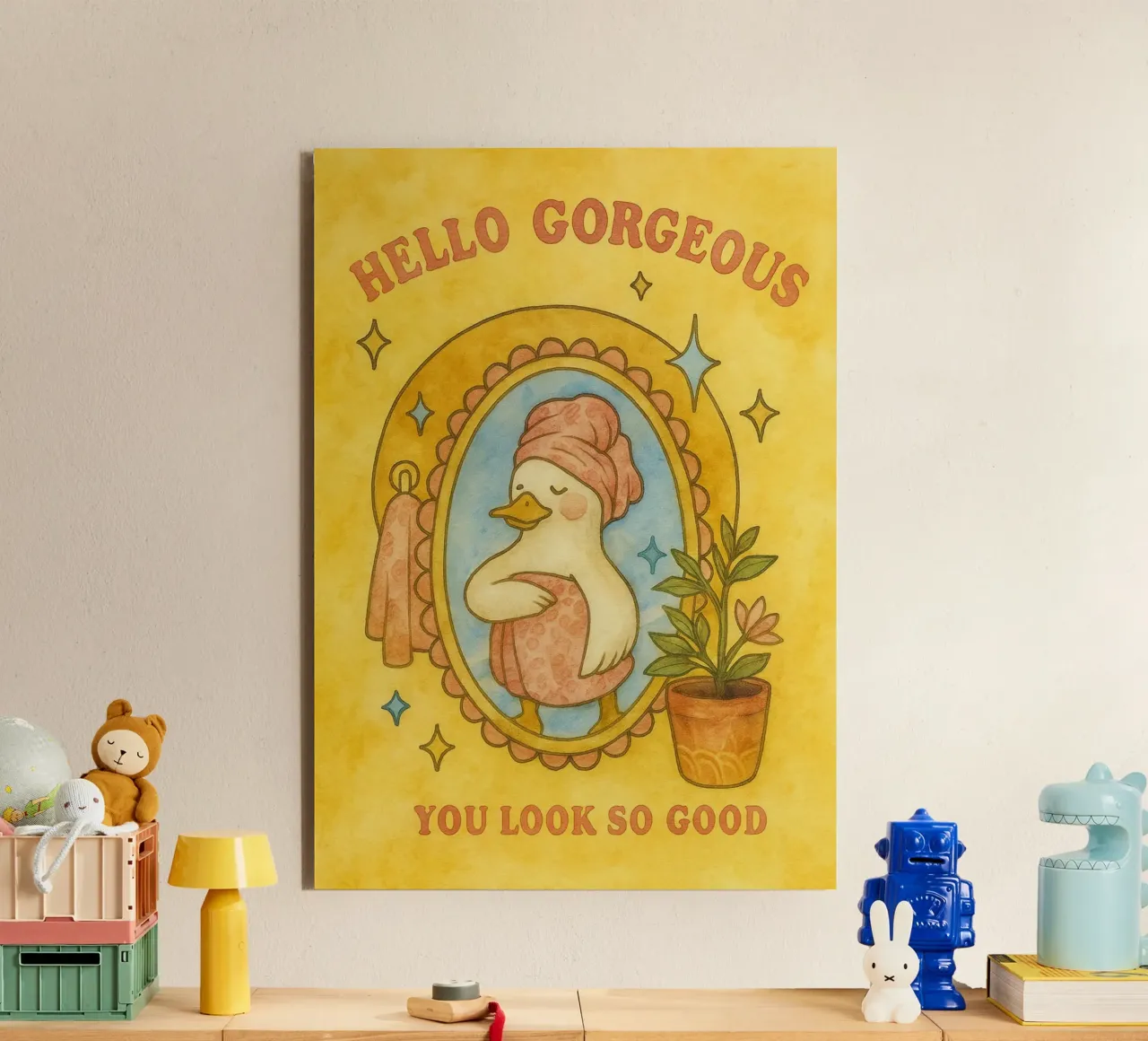 Funny Duck ciao splendida alluminio dibond da Mirage