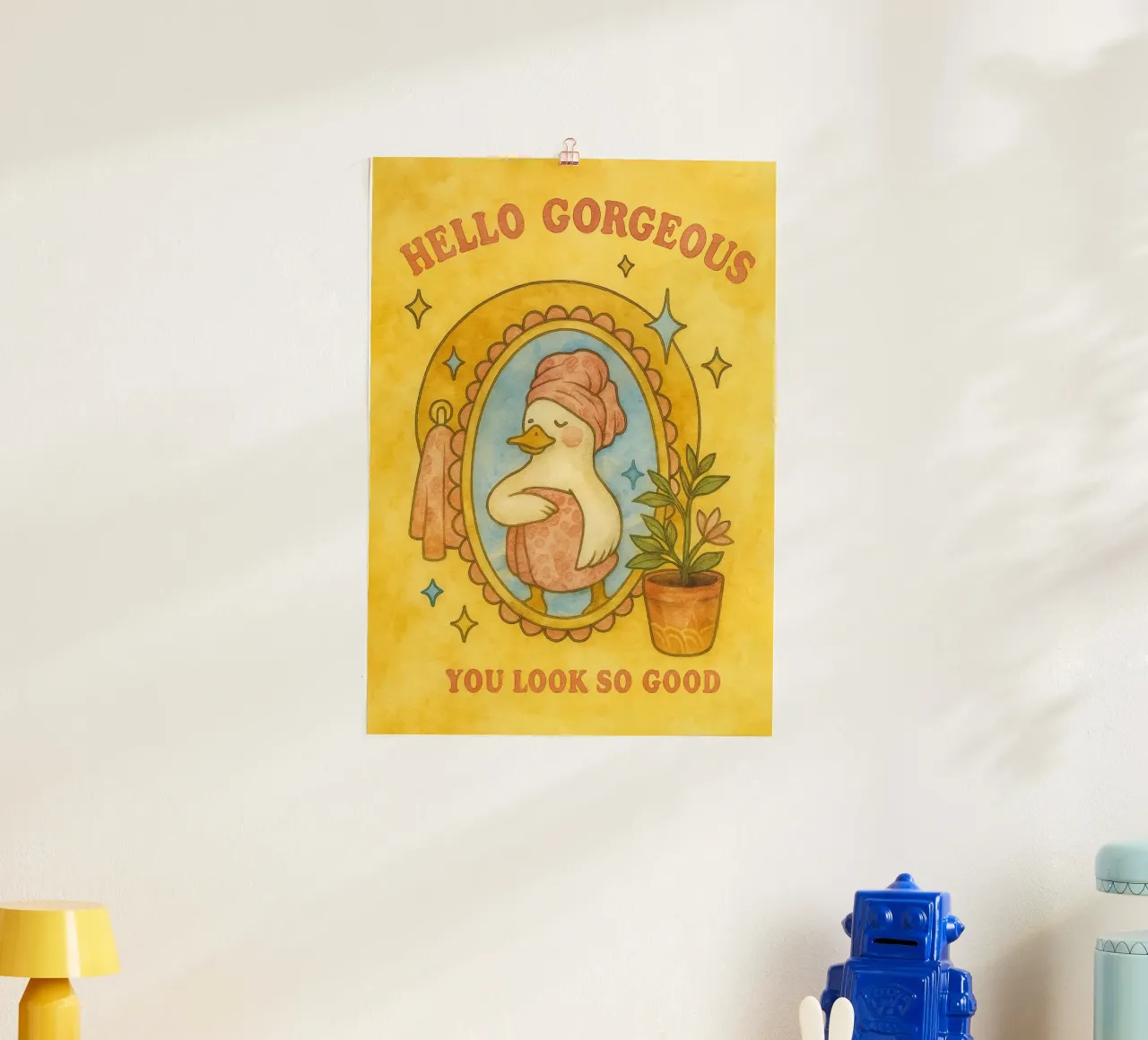 Funny Duck ciao splendida carta hahnemühle da Mirage