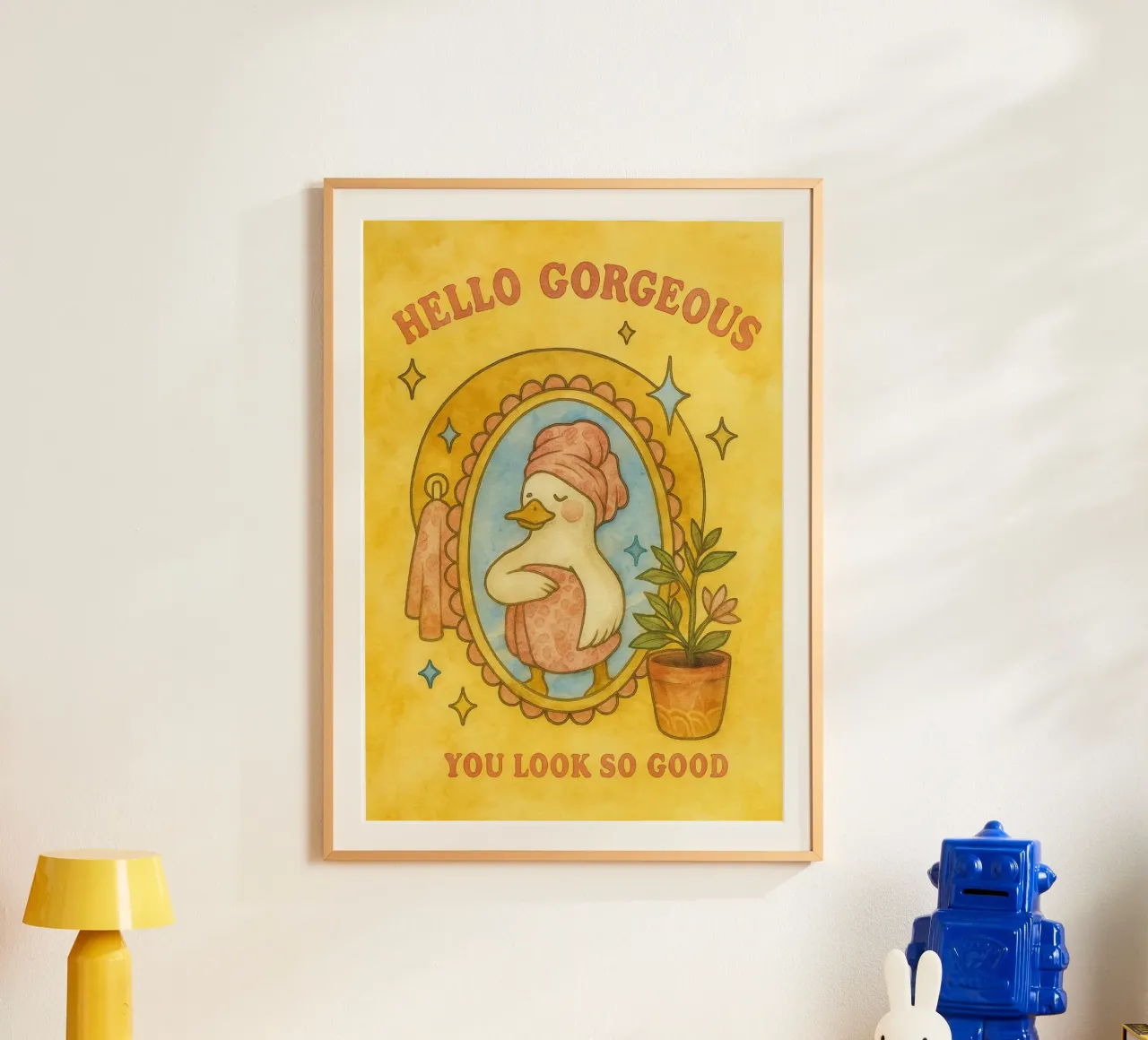 Funny Duck ciao splendida carta hahnemühle da Mirage