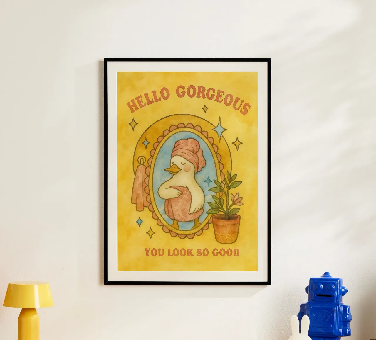 Funny Duck ciao splendida carta hahnemühle da Mirage