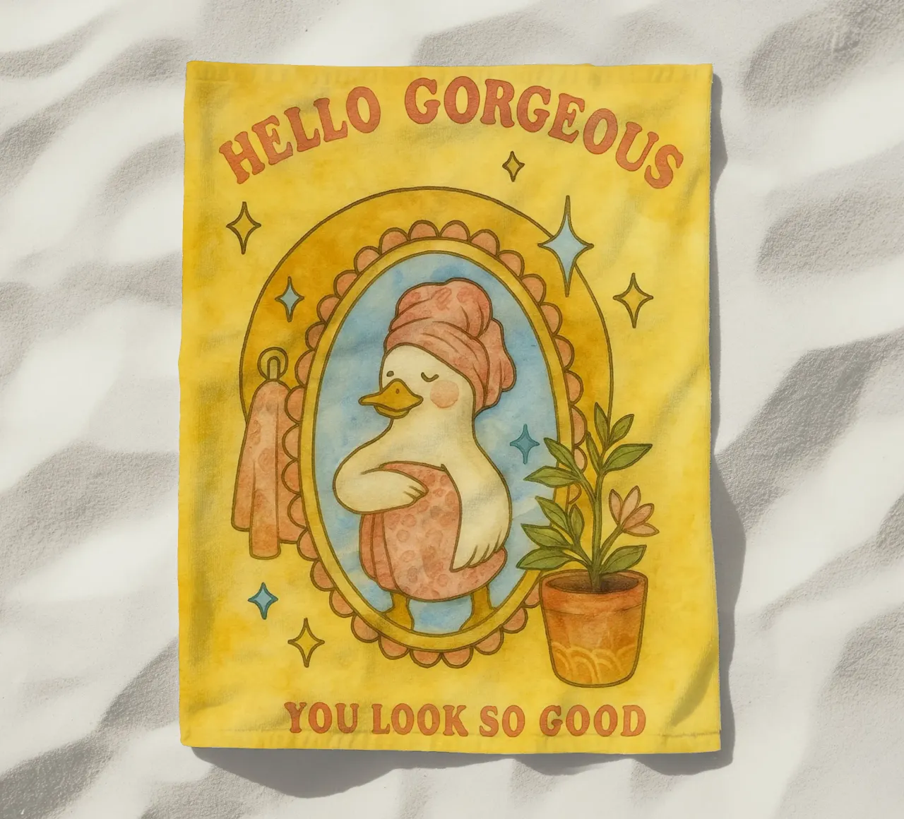 Funny Duck ciao splendida telo mare da Mirage