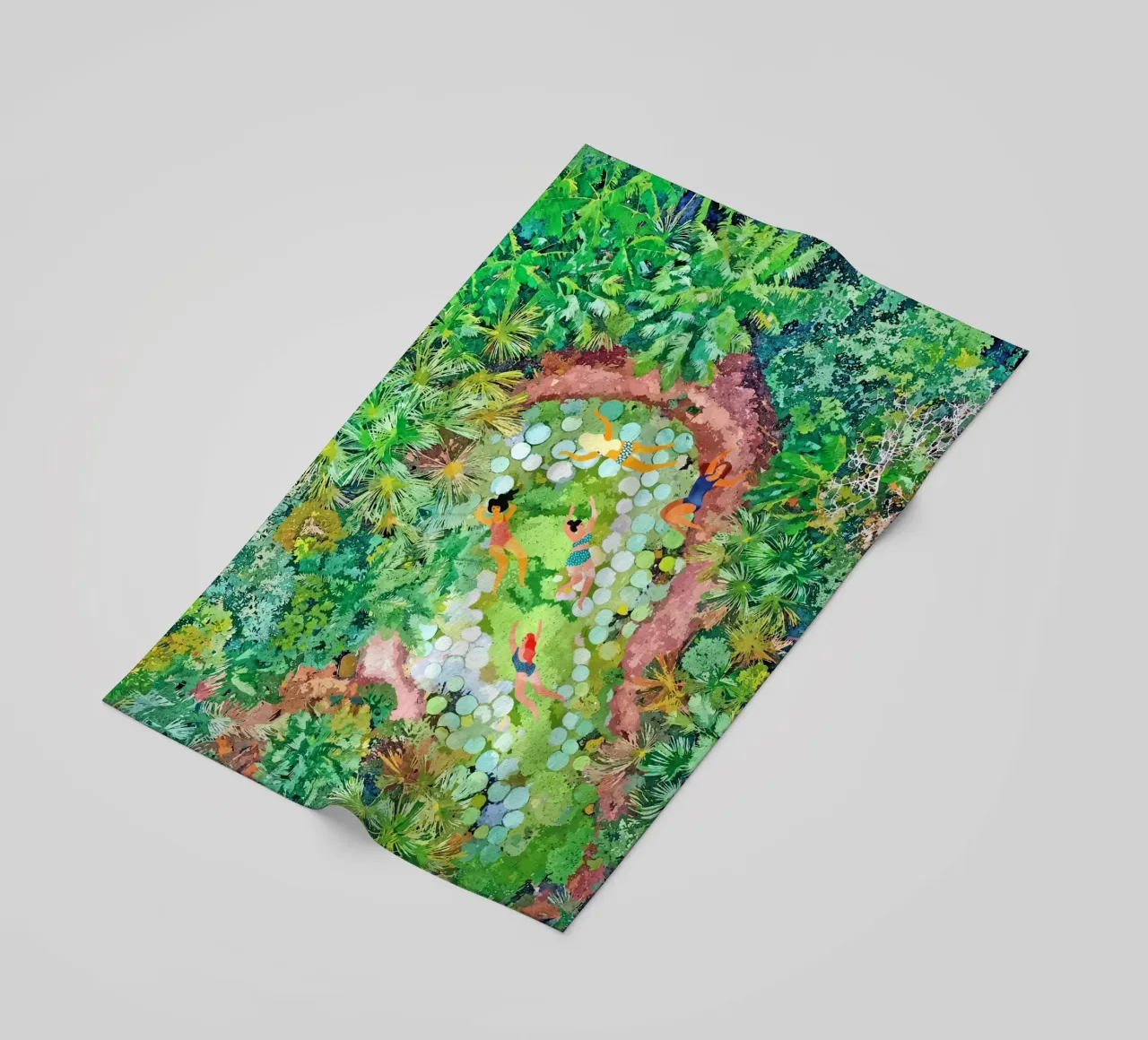 Tropical Vacay beach towel by 83oranges