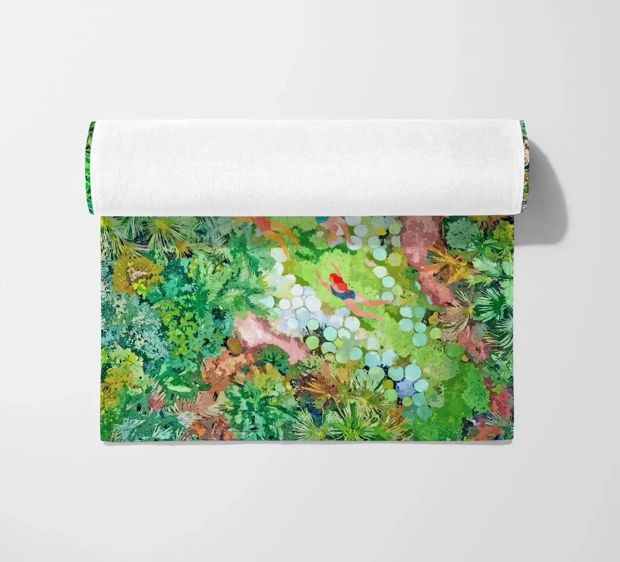 Tropical Vacay beach towel by 83oranges