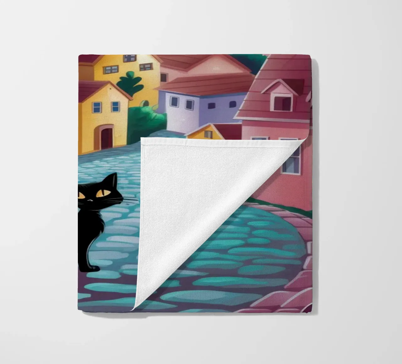 Gatto notturno telo mare da Monuments Fire
