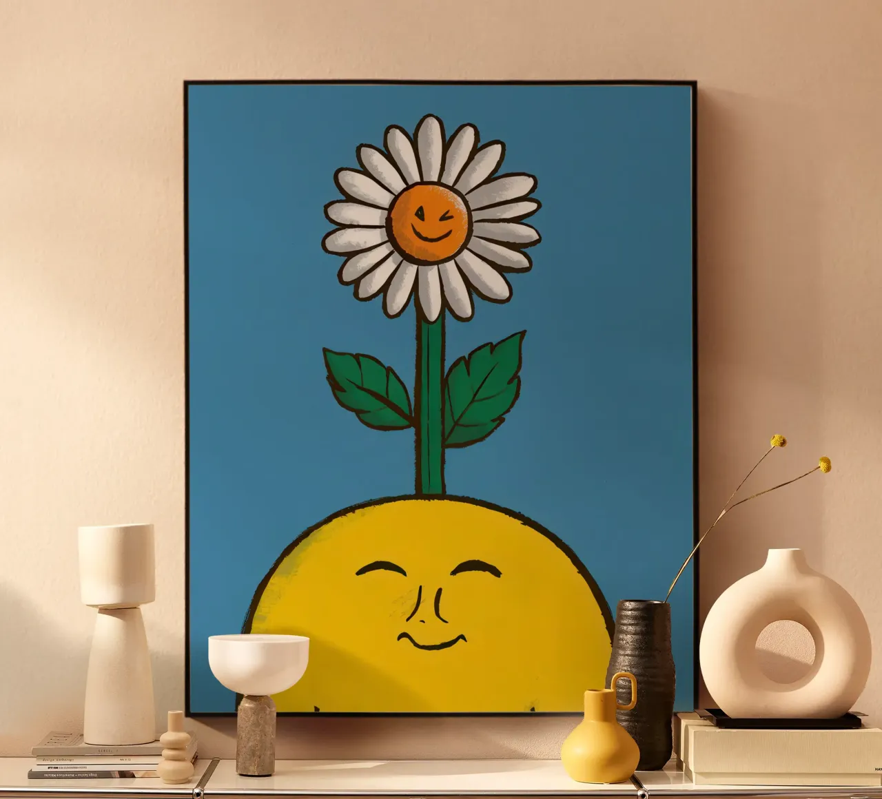 Sorriso solare a margherita plexiglass da Rain Balance