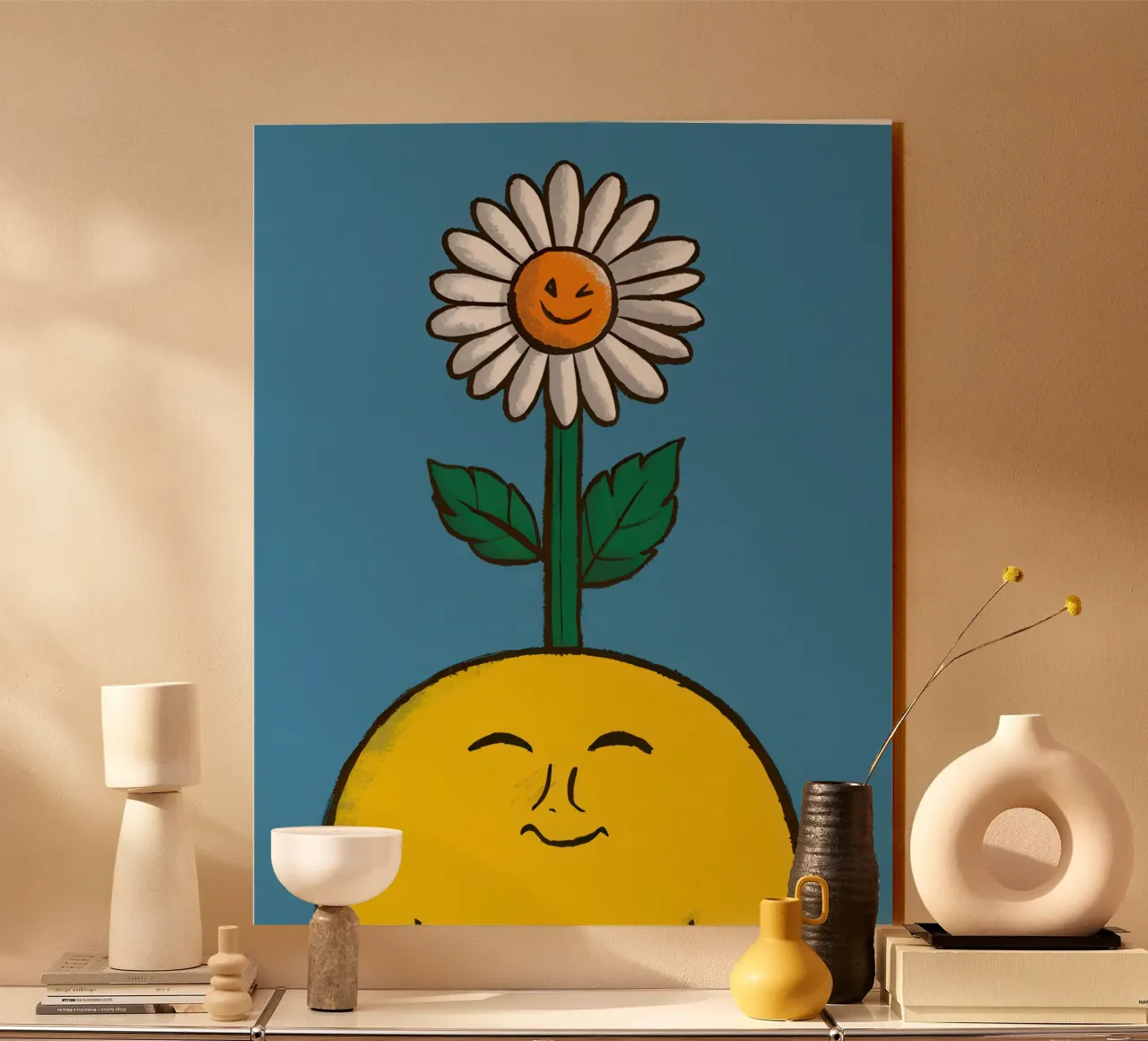 Sorriso solare a margherita plexiglass da Rain Balance