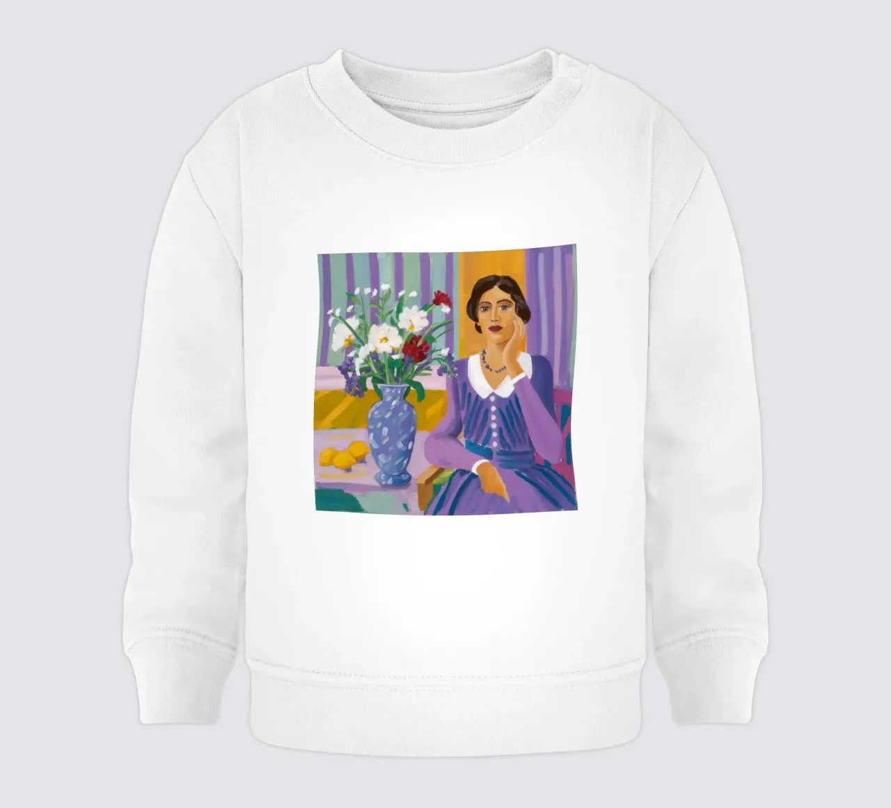 La signora in viola felpa neonato da Ink Pulse
