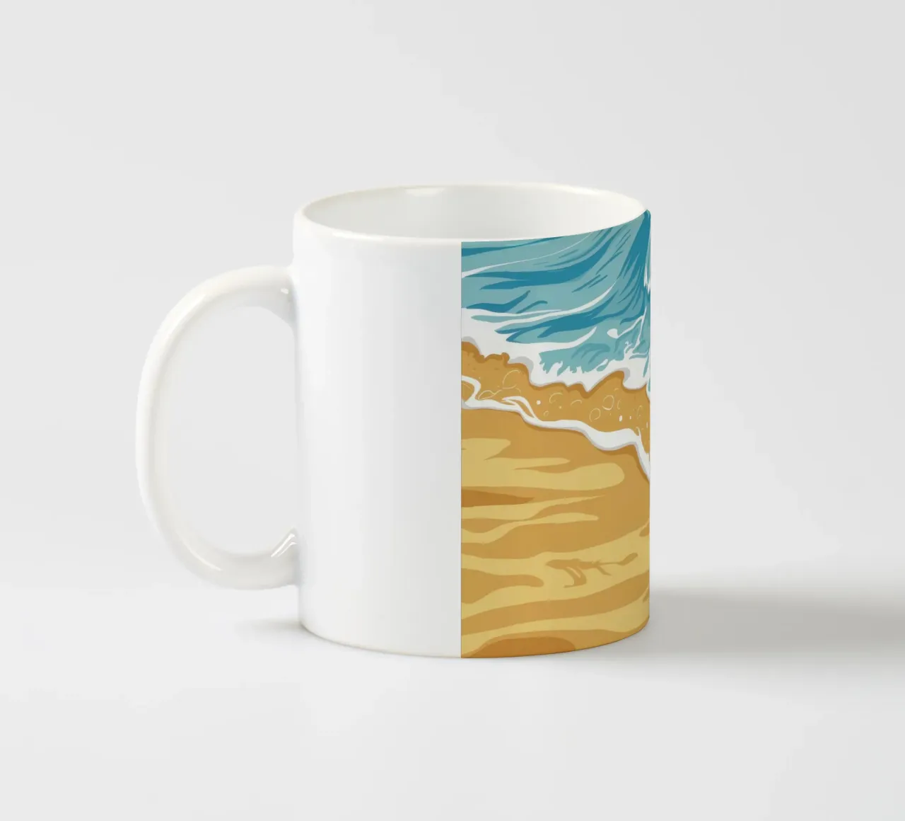 Golden Shore Serenity tazza in ceramica da Giant Foxs