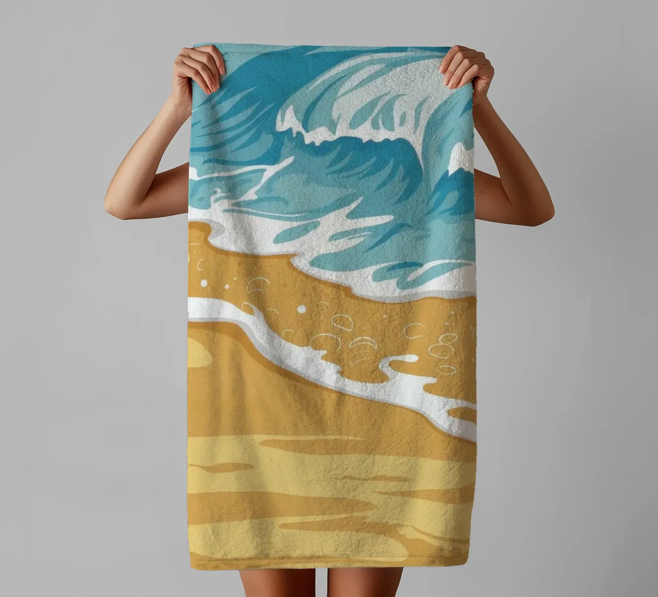 Golden Shore Serenity asciugamano da bagno da Giant Foxs