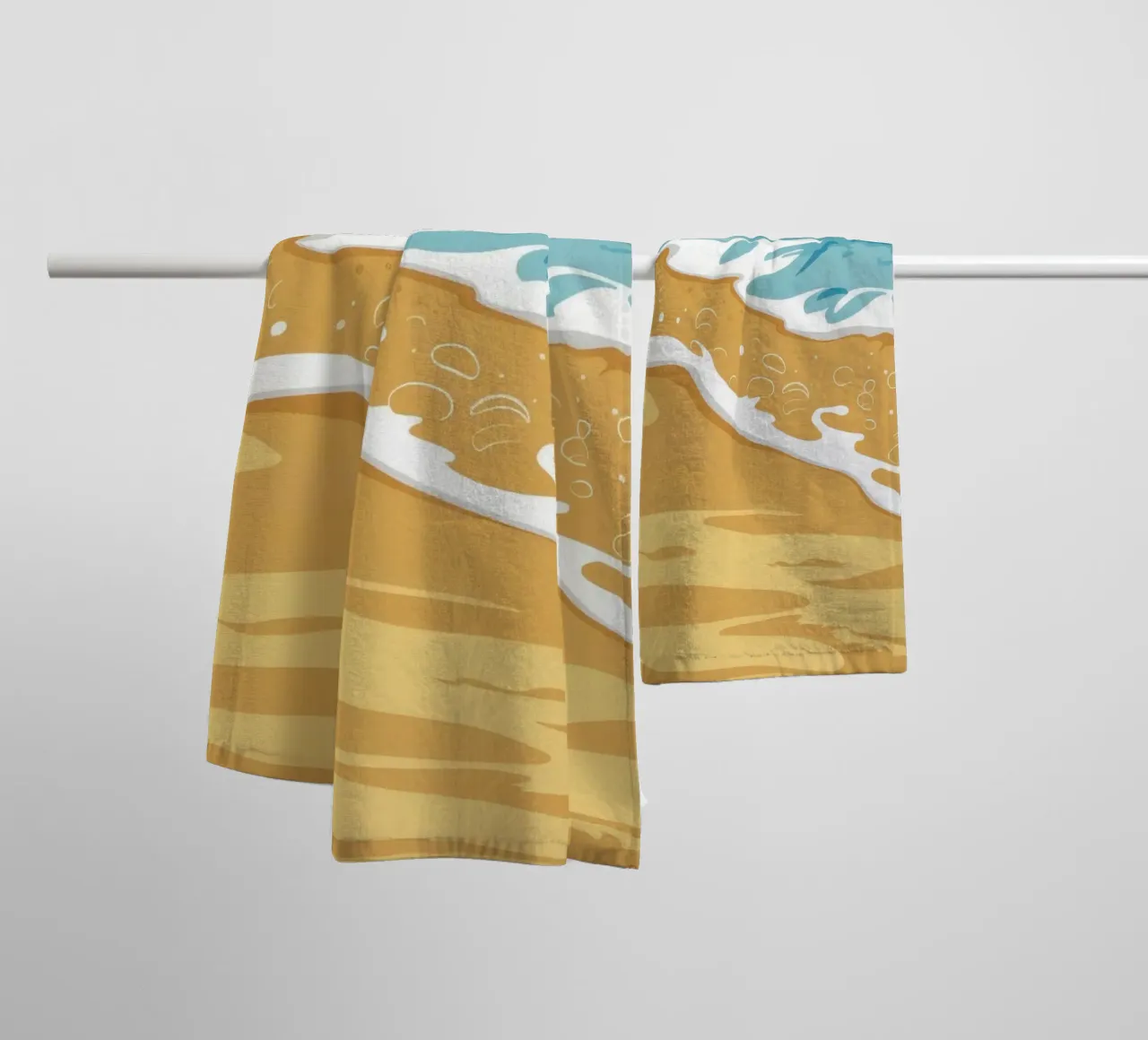Golden Shore Serenity asciugamano da bagno da Giant Foxs